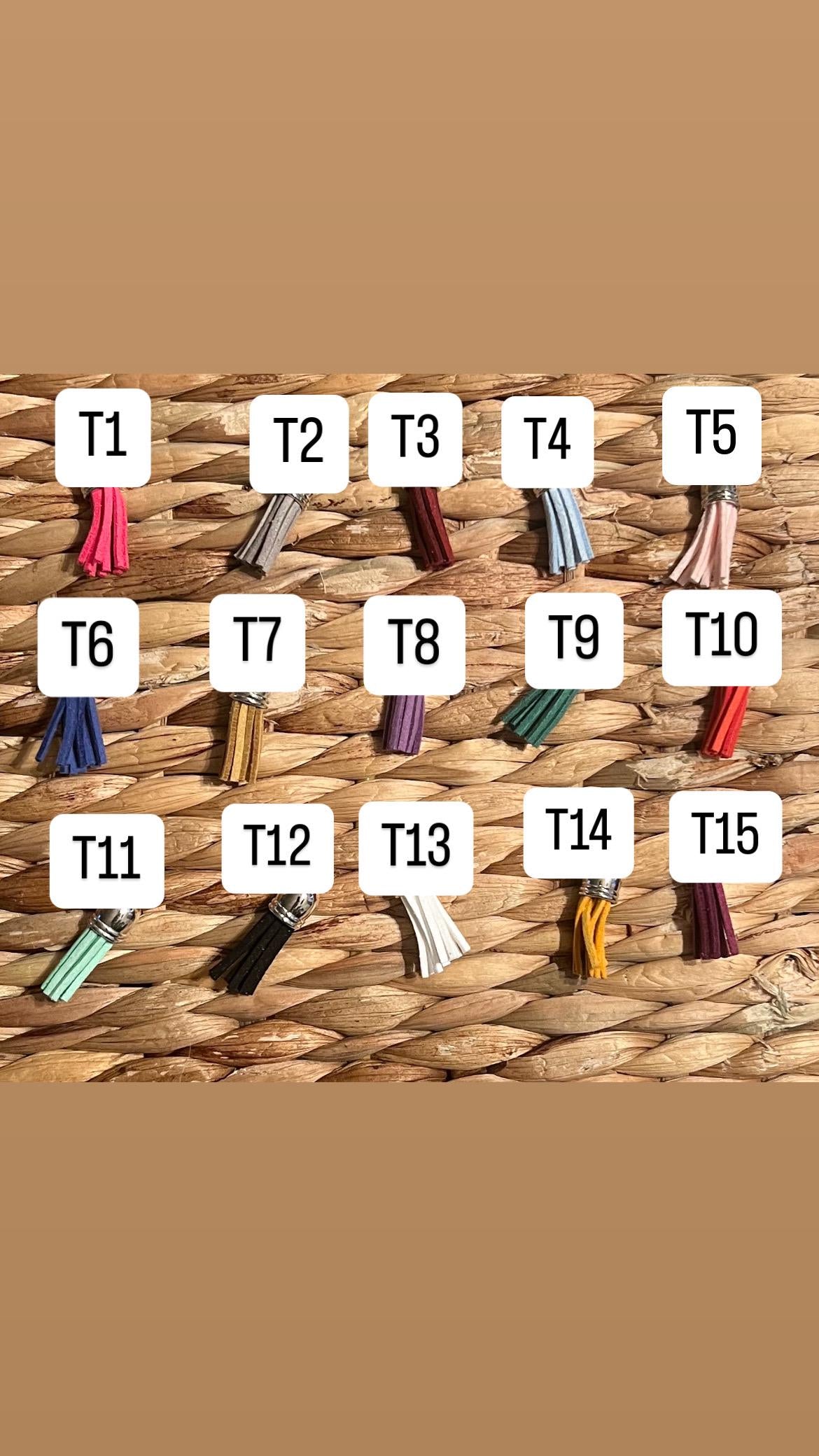 Custom Initial Keychain: Personalized Name Cutouts & Tassel