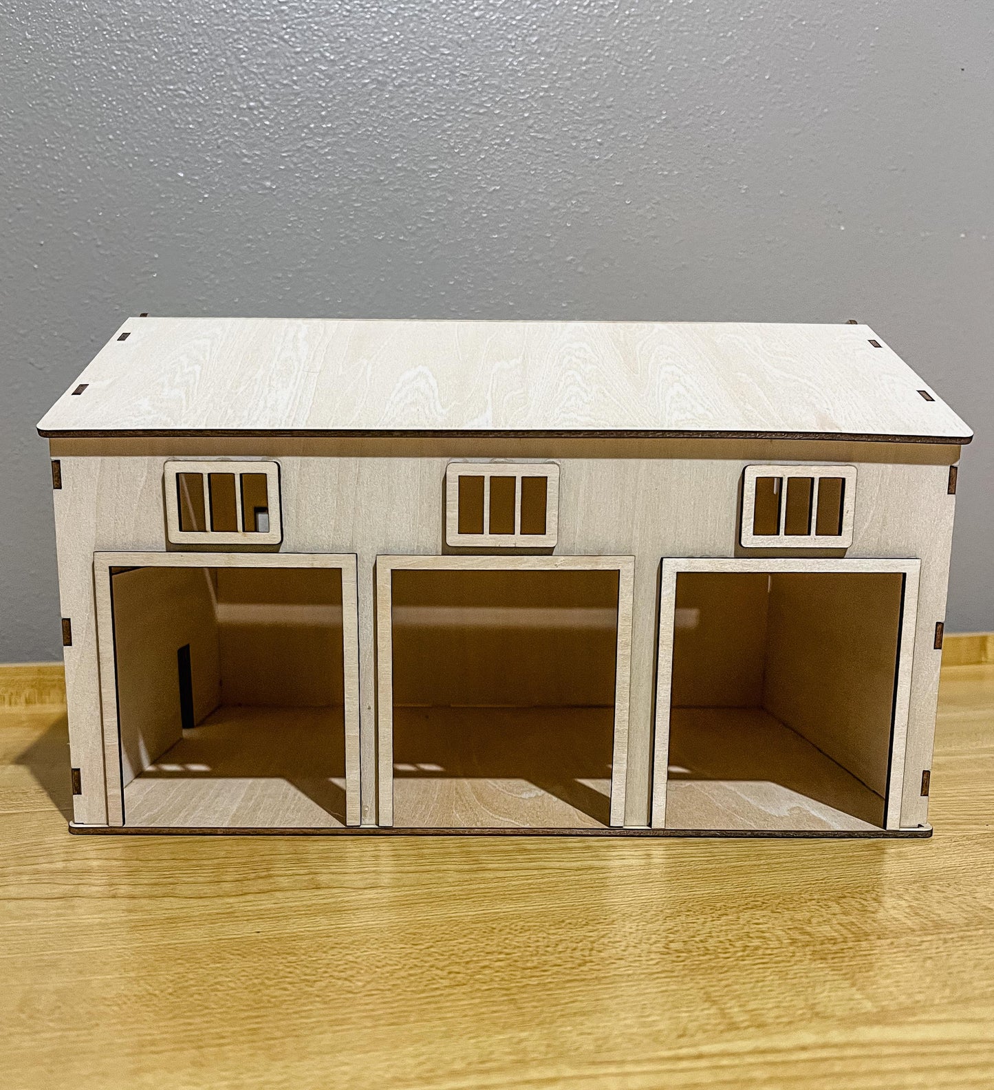 DIY Fire Station Kit: 3-Car Garage, Kids Craft Project