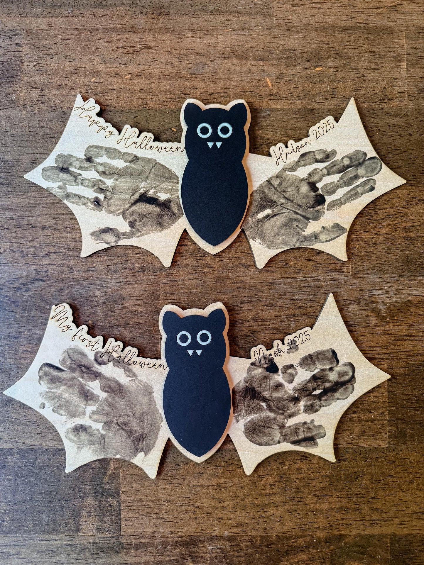 Halloween Bat Handprint Keepsake: DIY Kids Craft, Spooky Decor