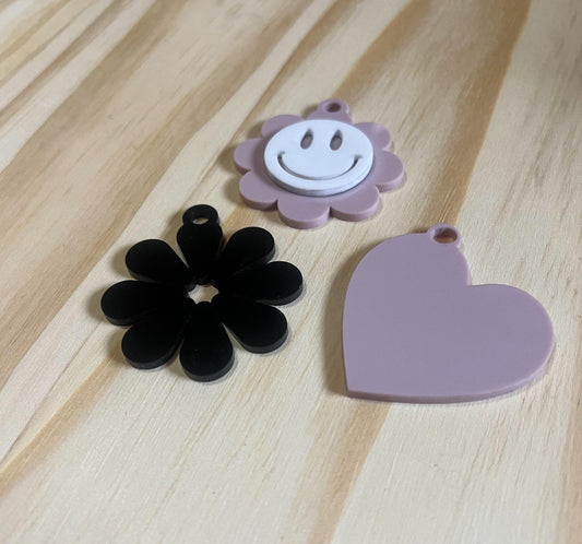 Smiley Face Keychain: Character Backpack Charm with Tassel