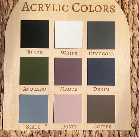 Personalized Easter Bunny Acrylic Name Tags