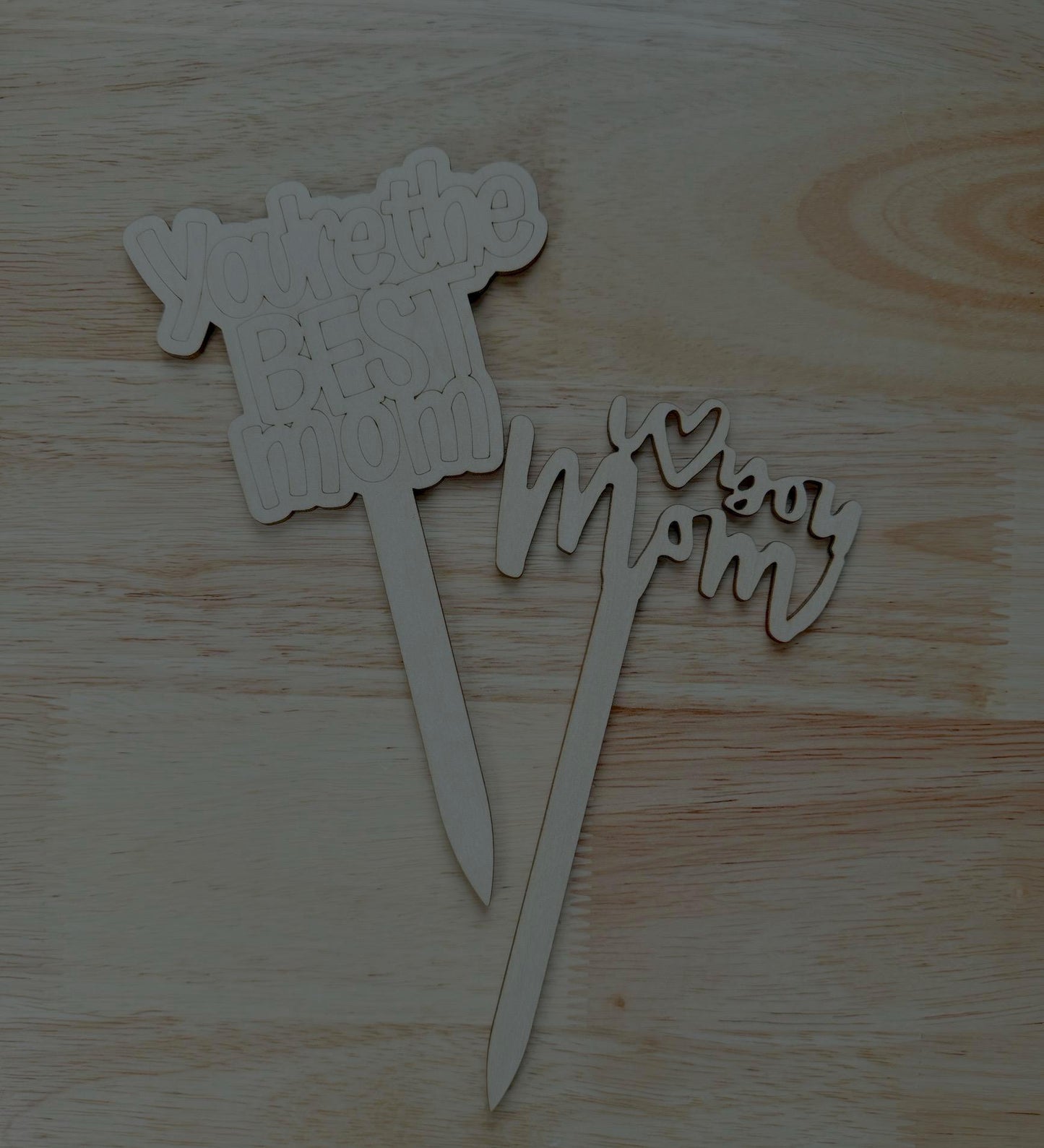Personalized Mother's Day Plant Stakes: Laser Engraved Garden Decor