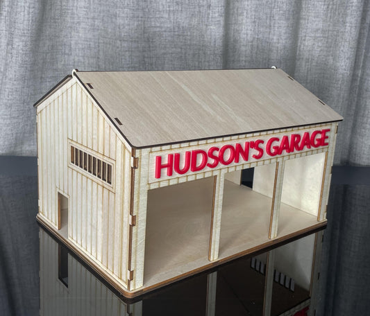 DIY Kids Car Garage Kit: Unfinished Wood Toy, Art Project