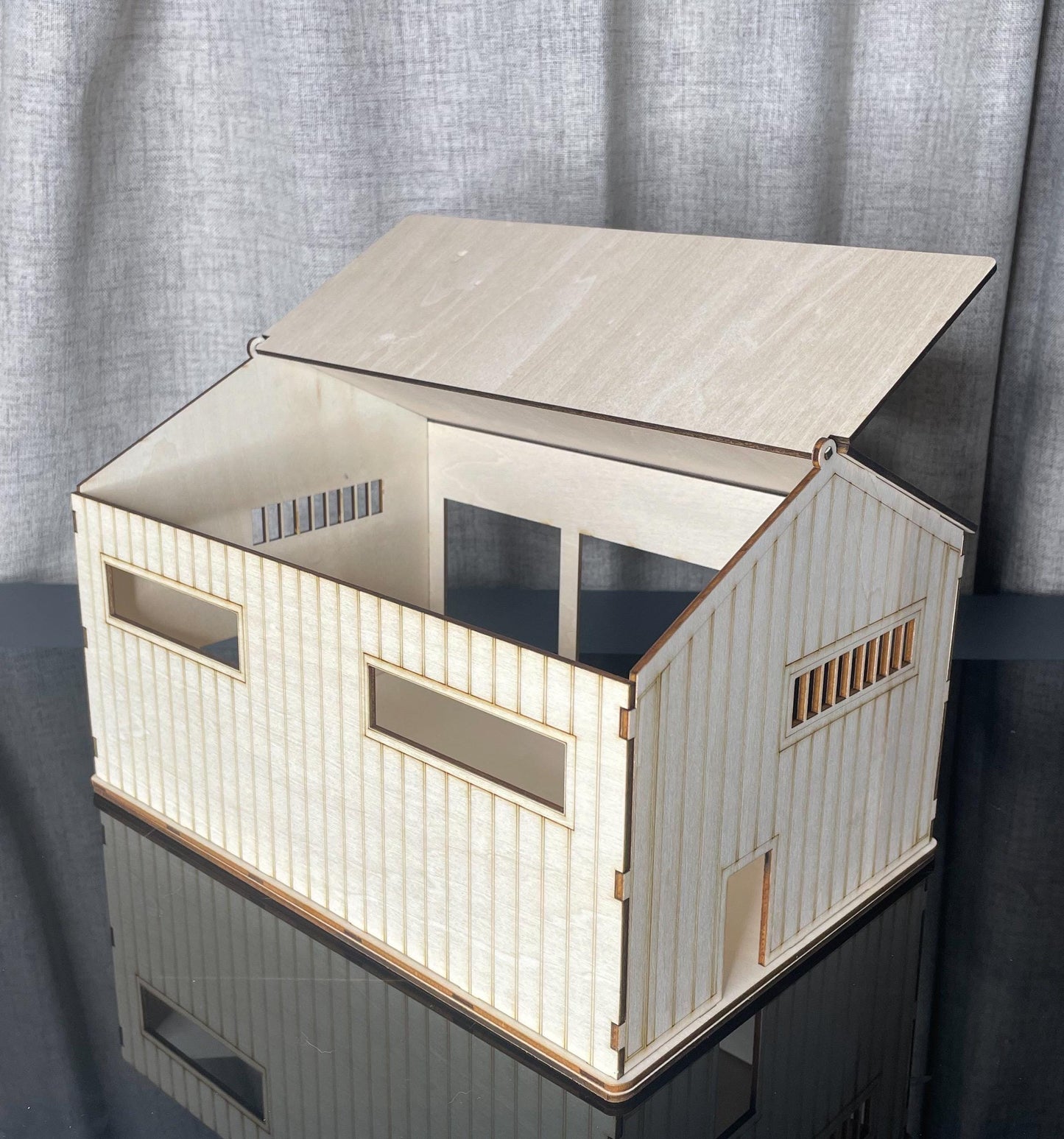 DIY Kids Car Garage Kit: Unfinished Wood Toy, Art Project