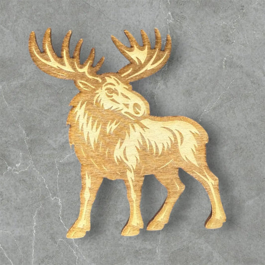 Moose Wood Magnet
